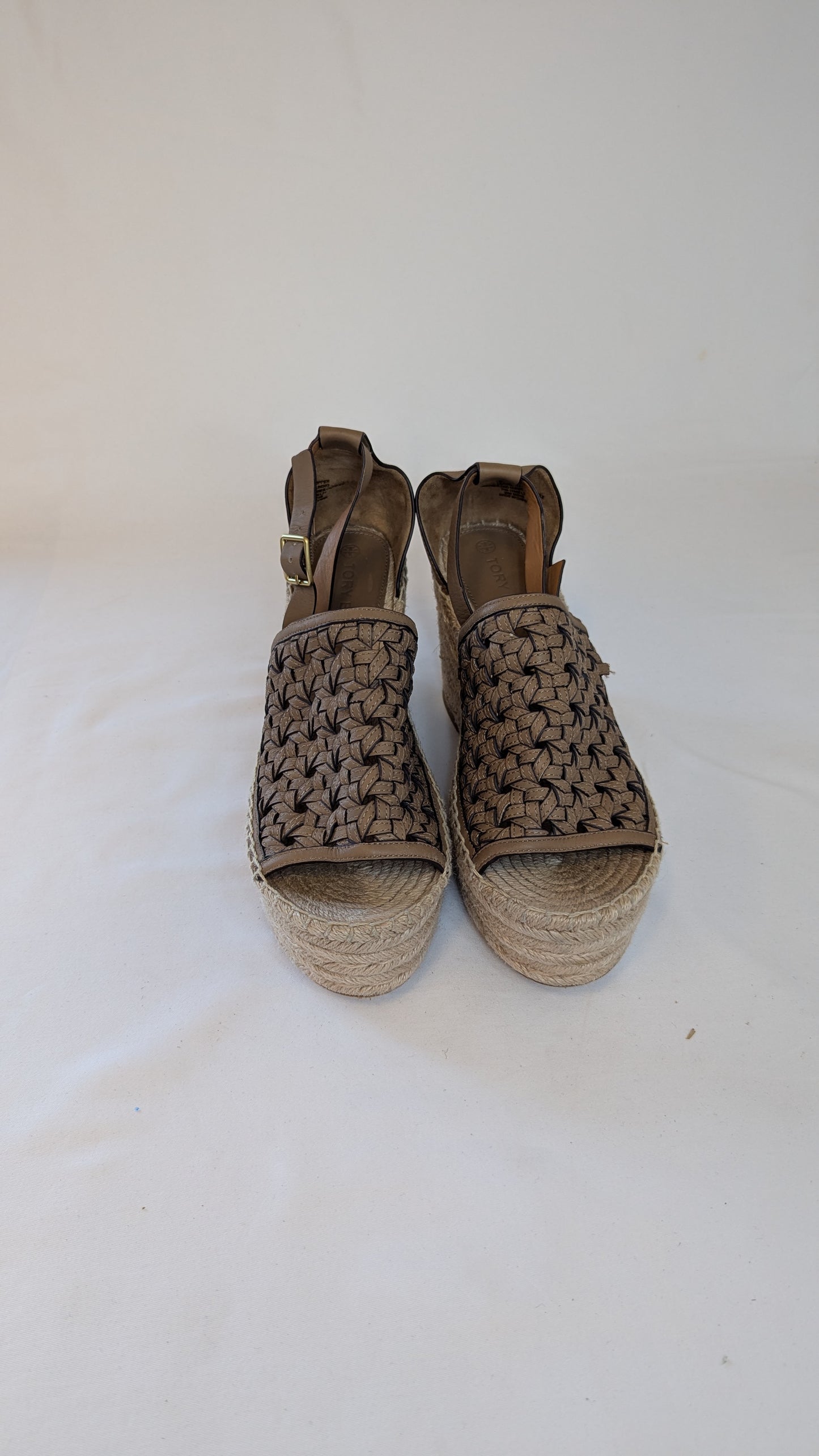 Tory Burch Espadrille Wedge Sandals Size 11M