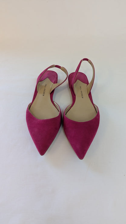 Paul Andrew Slingback Flats Size 39
