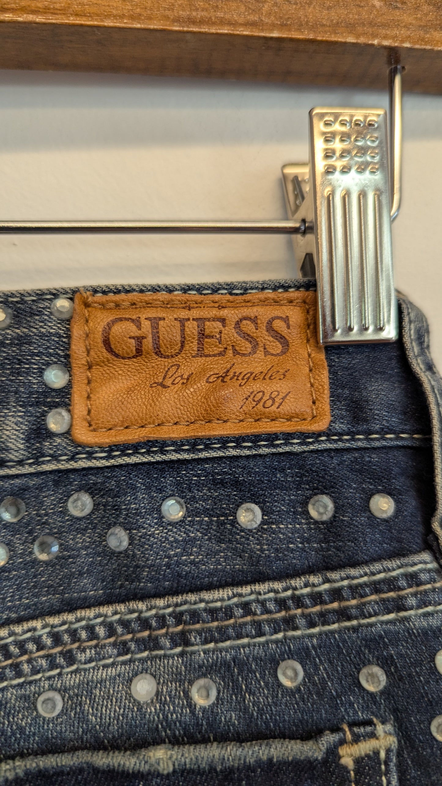 Guess Studded Denim Shorts