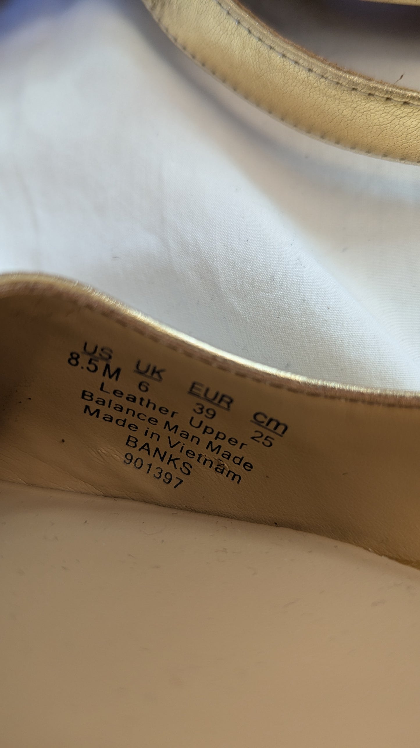 Naturalizer Gold Slingback Pumps