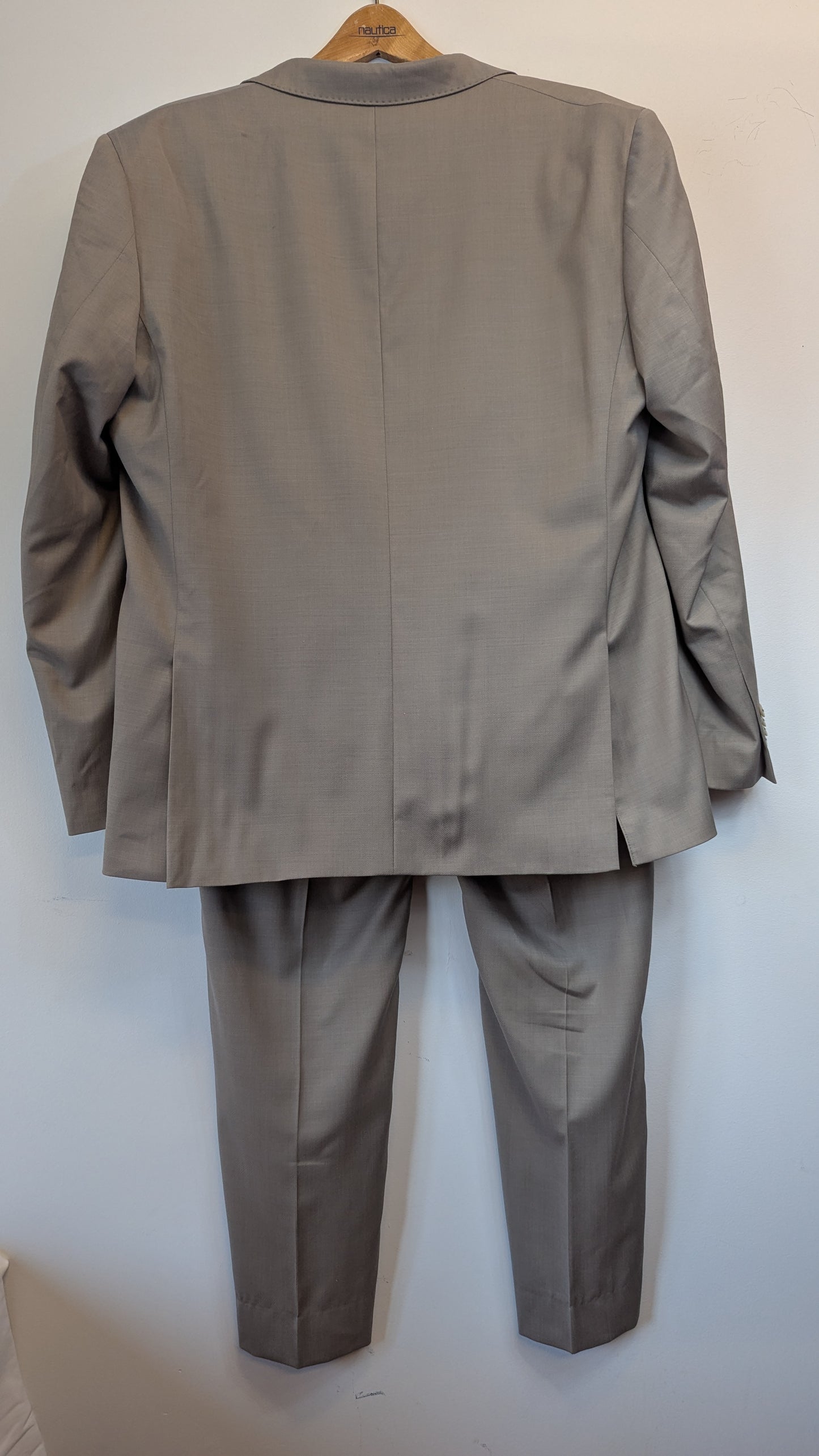 Nautica Grey 2-Piece Suit around size L