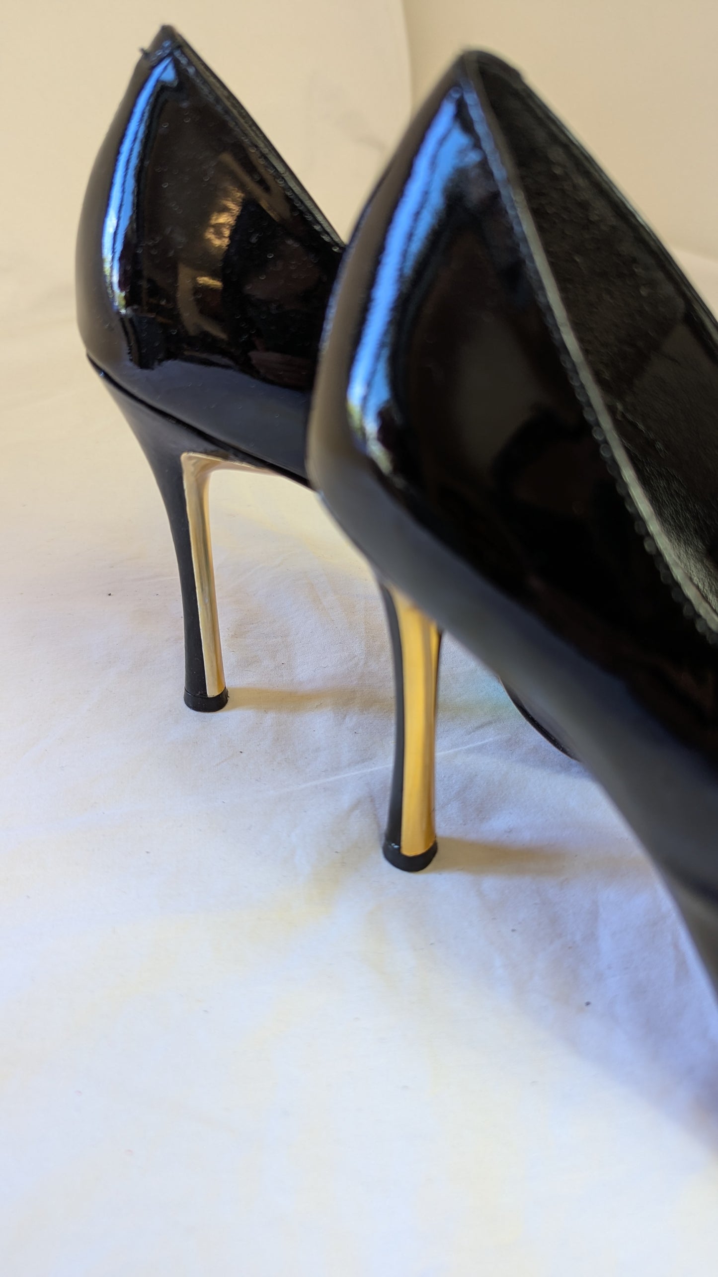 Vince Camuto Black Patent Mary Jane Pumps