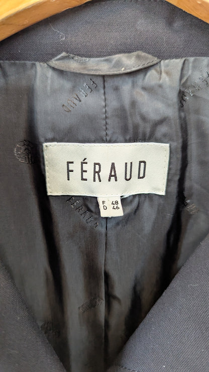 Féraud Black Blazer French size 48 and German size 46.