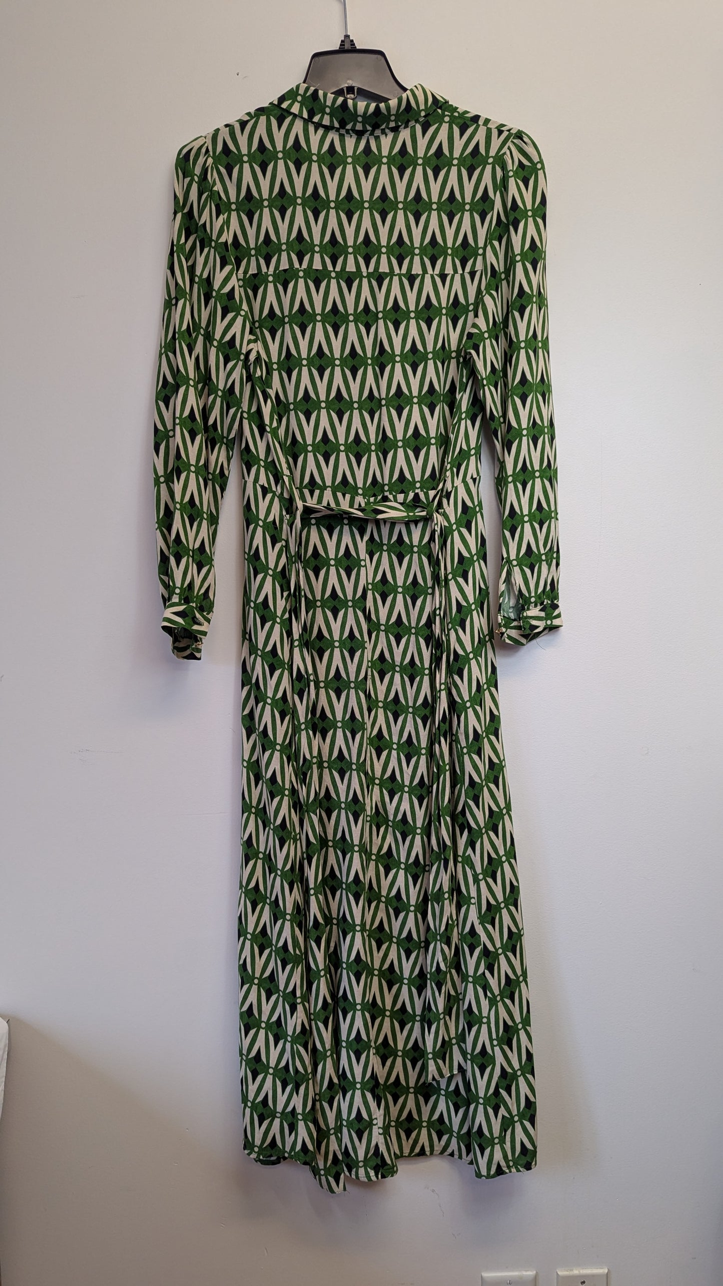 Zara Geometric Print Midi Dress