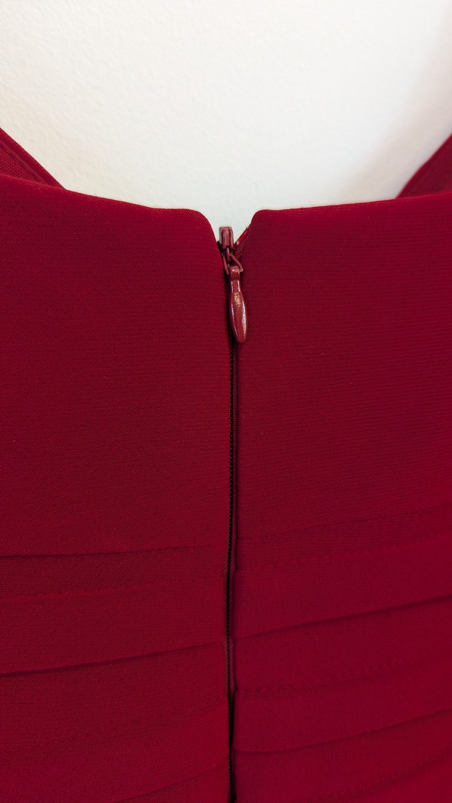 Bellissima Fashions Red Tiered Cocktail Dress Size 10