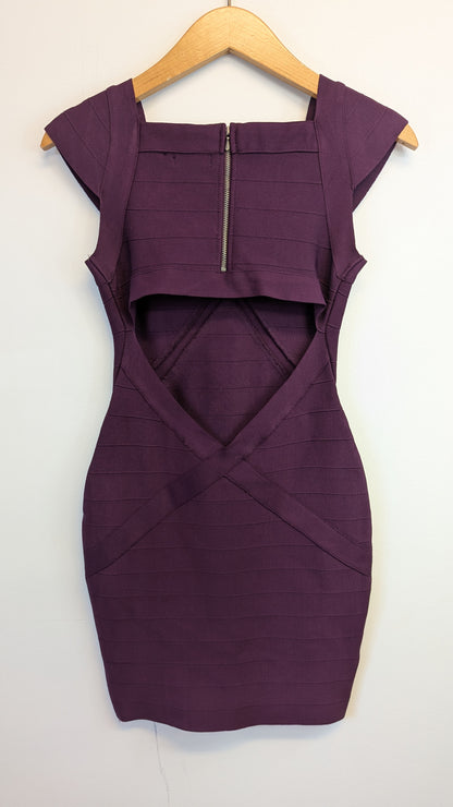 Guess Purple Bandage Dress M