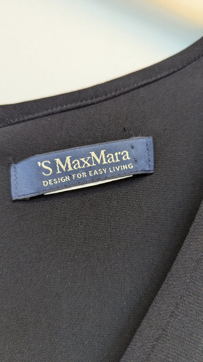 'S Max Mara Sleeveless V-Neck Dress