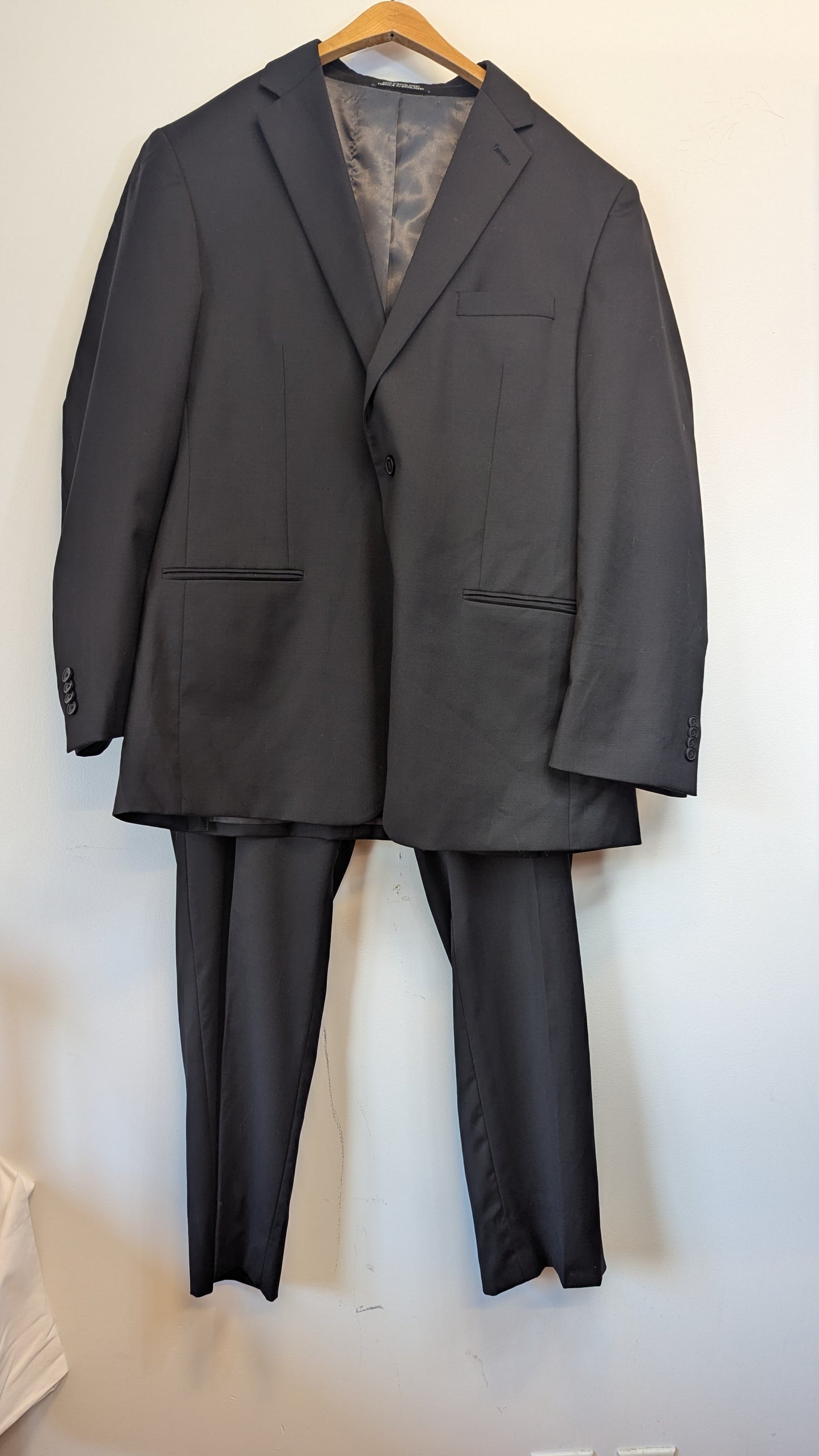 Nautica Men's 2-Piece Suit - Black around size L