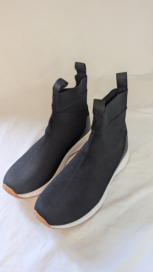 Native Black Knit High-Top Sneakers