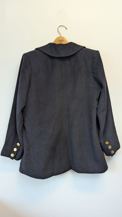 Priorities by Franca Ranieri Double Breasted Pea Coat around size M