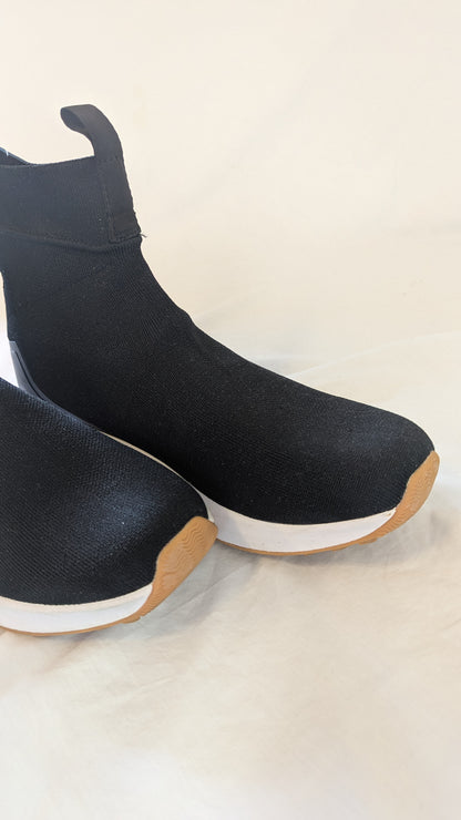 Native Black Knit High-Top Sneakers