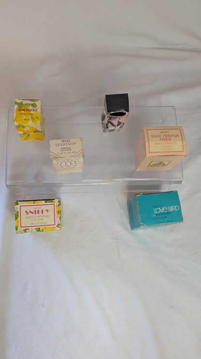 Vintage Avon Cologne Bottles Lot