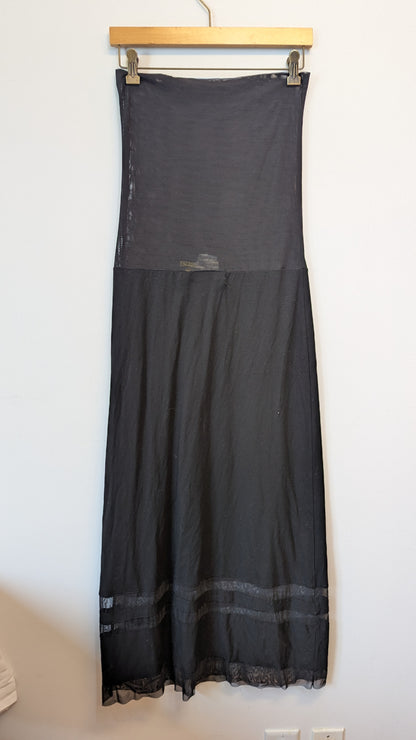 Marie Saint Pierre Black Maxi Skirt size 1