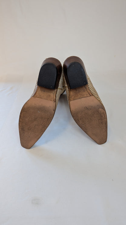 Sancho Snakeskin Cowboy Boots Size 6