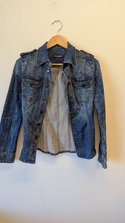 Dolce & Gabbana Denim Jacket Size 36