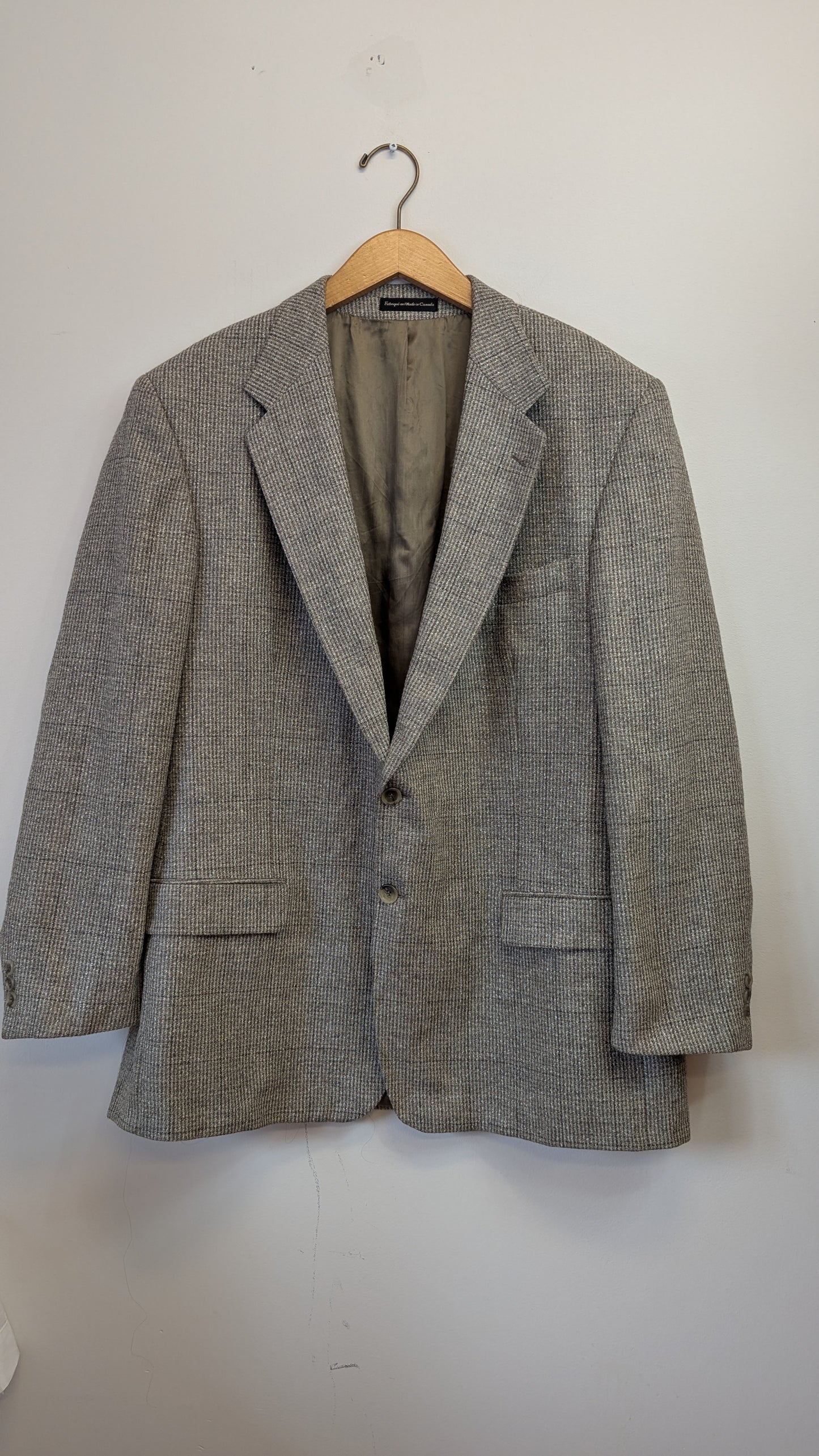 Made in Canada Men's Plaid Sport Coat