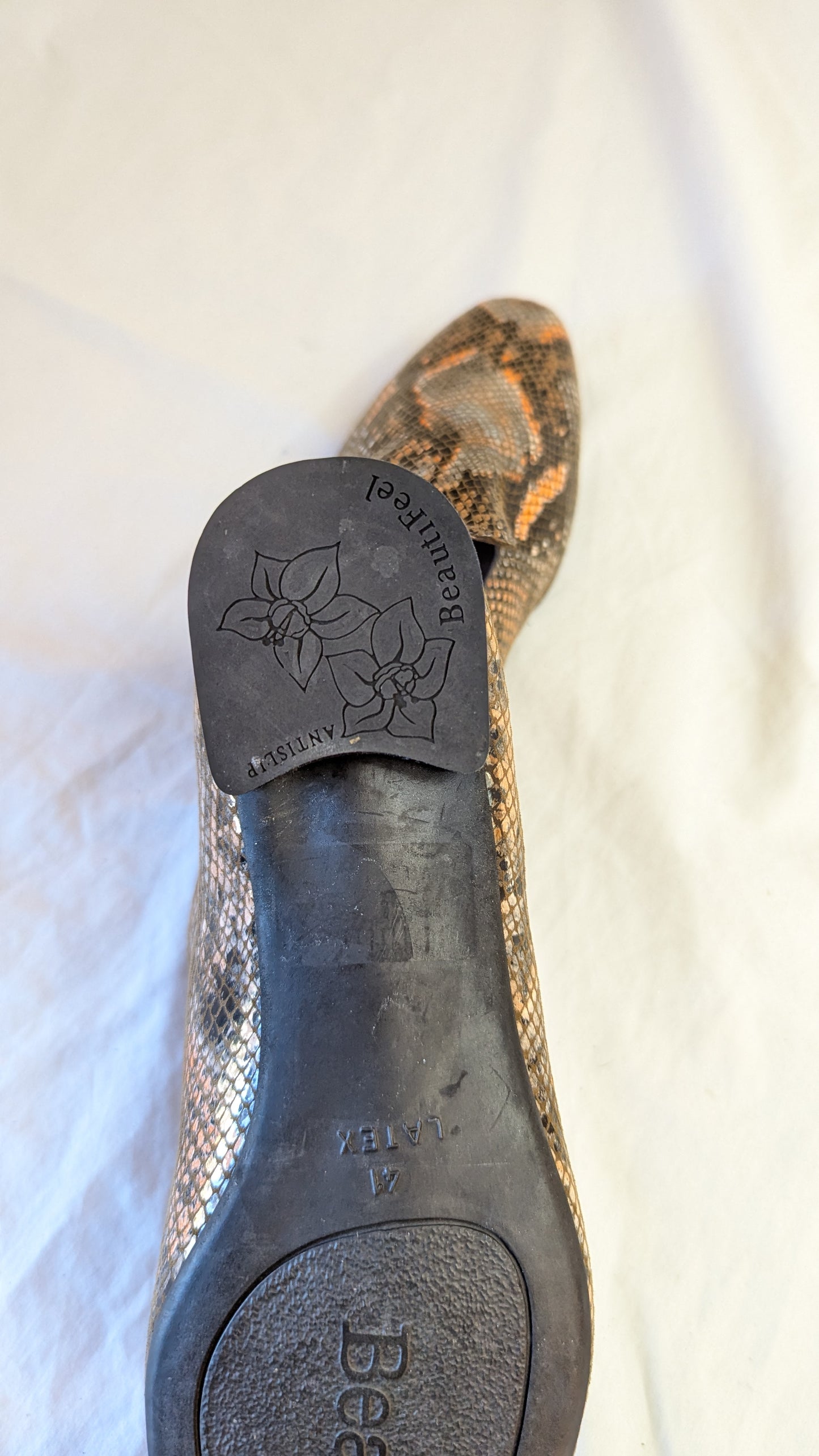 Beautifeel snakeskin loafers size 41