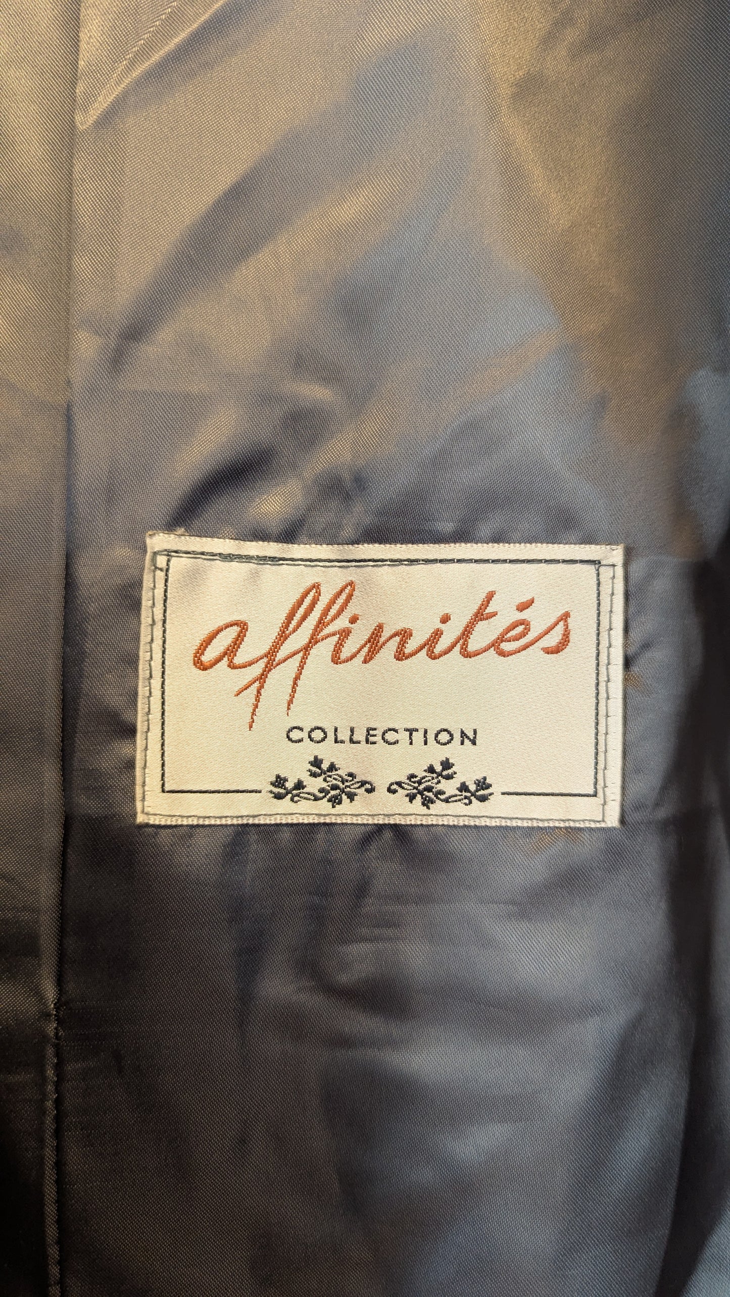 Affinités Collection Double-Breasted Wool-Blend Coat around size L