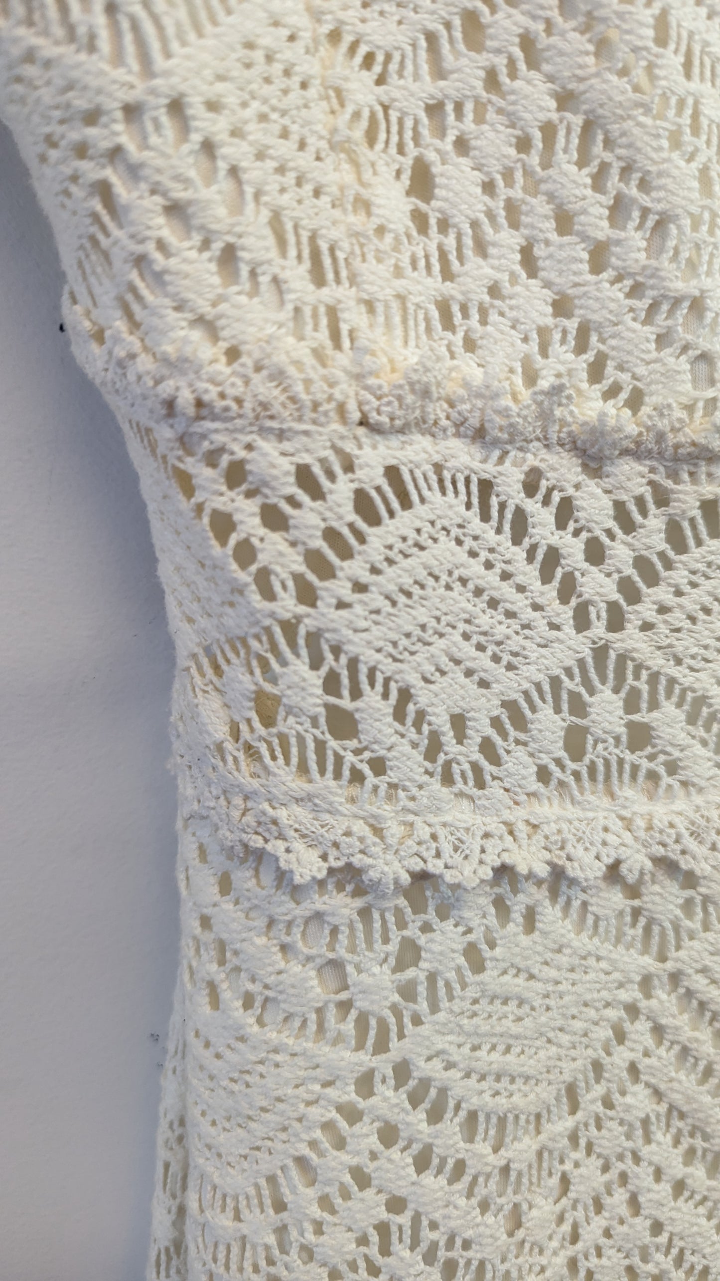 Guess White Crochet Mini Dress Size 2