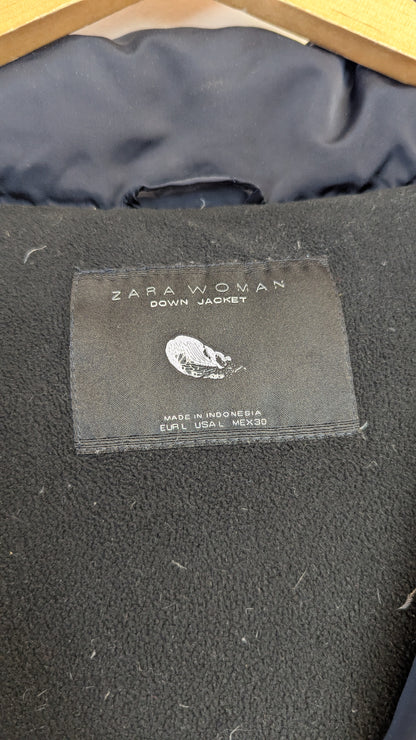 Zara Woman Down Jacket Size Large