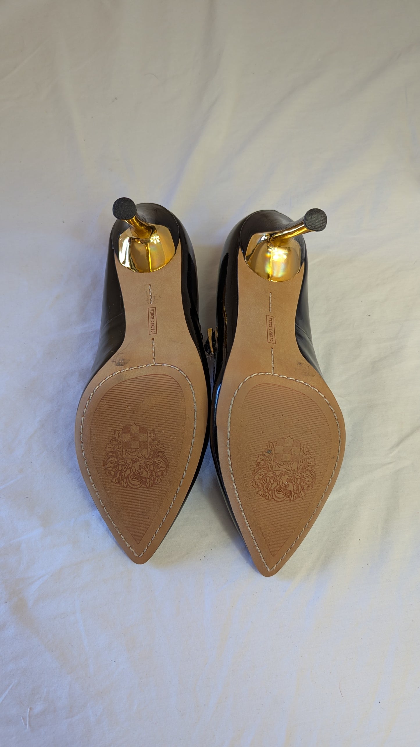 Vince Camuto Black Patent Mary Jane Pumps