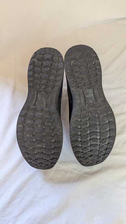 Native Black Knit Sock Boots