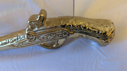 Avon Gold Pistol Bottle Aftershave Collectible