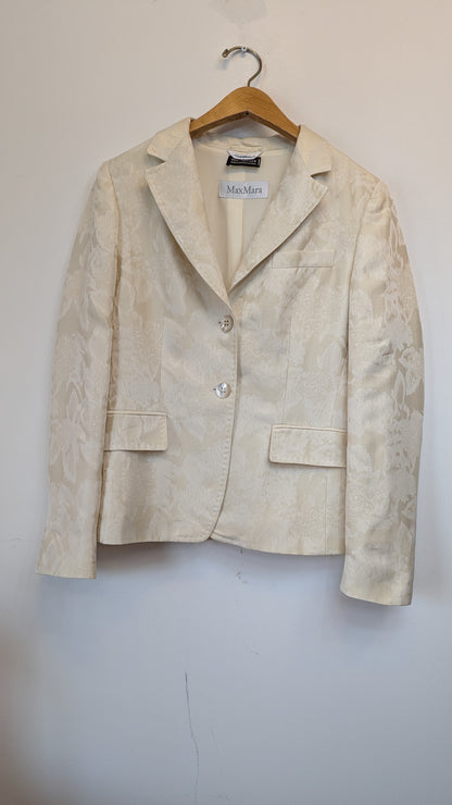 Max Mara Jacquard Blazer around size M