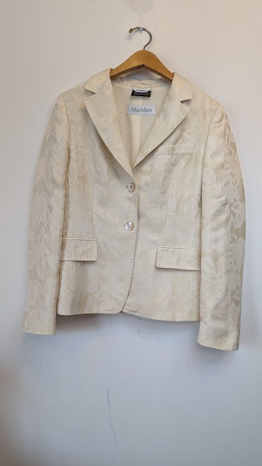 Max Mara Jacquard Blazer around size M