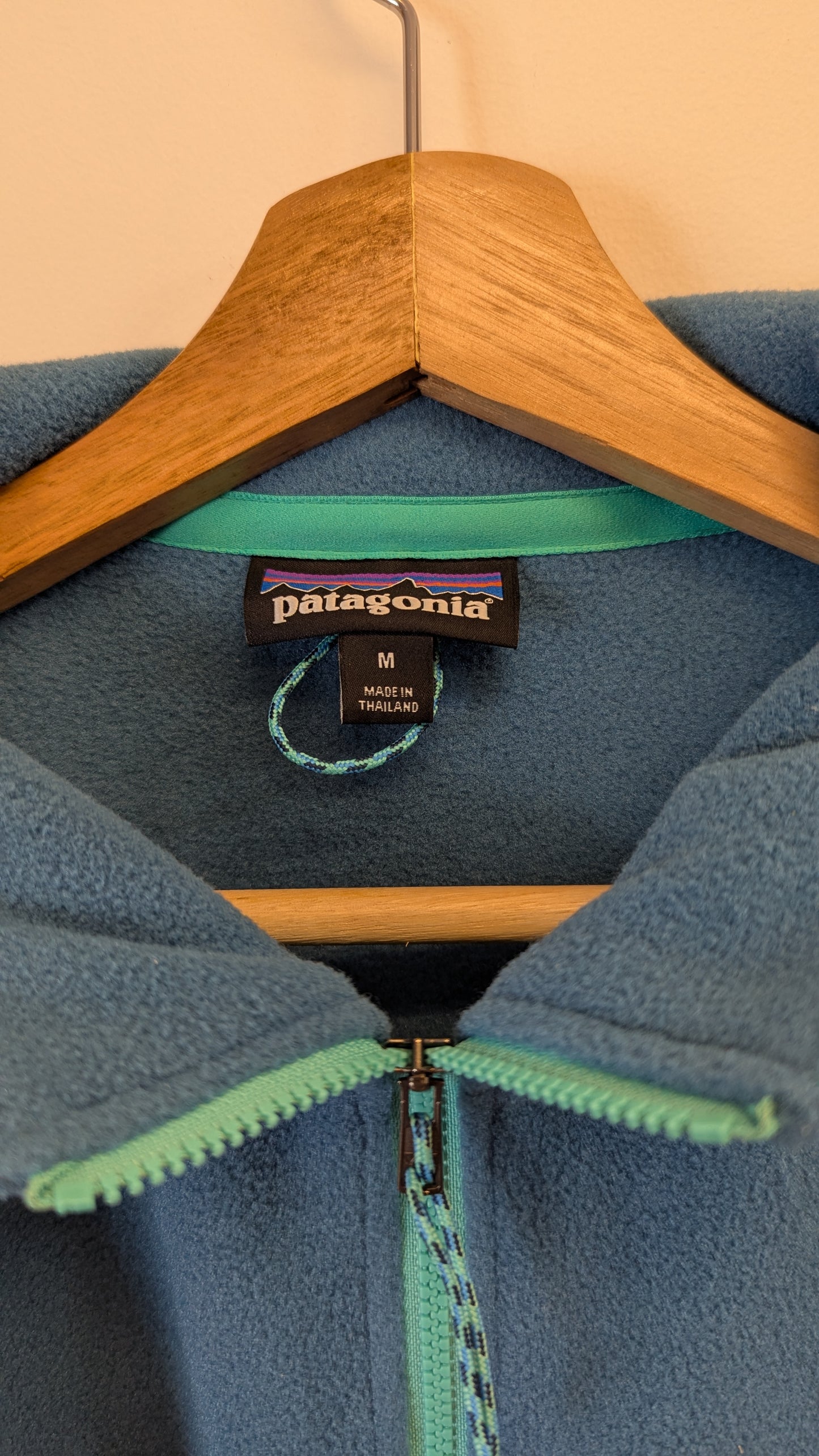 Patagonia Blue Gray Fleece Jacket M