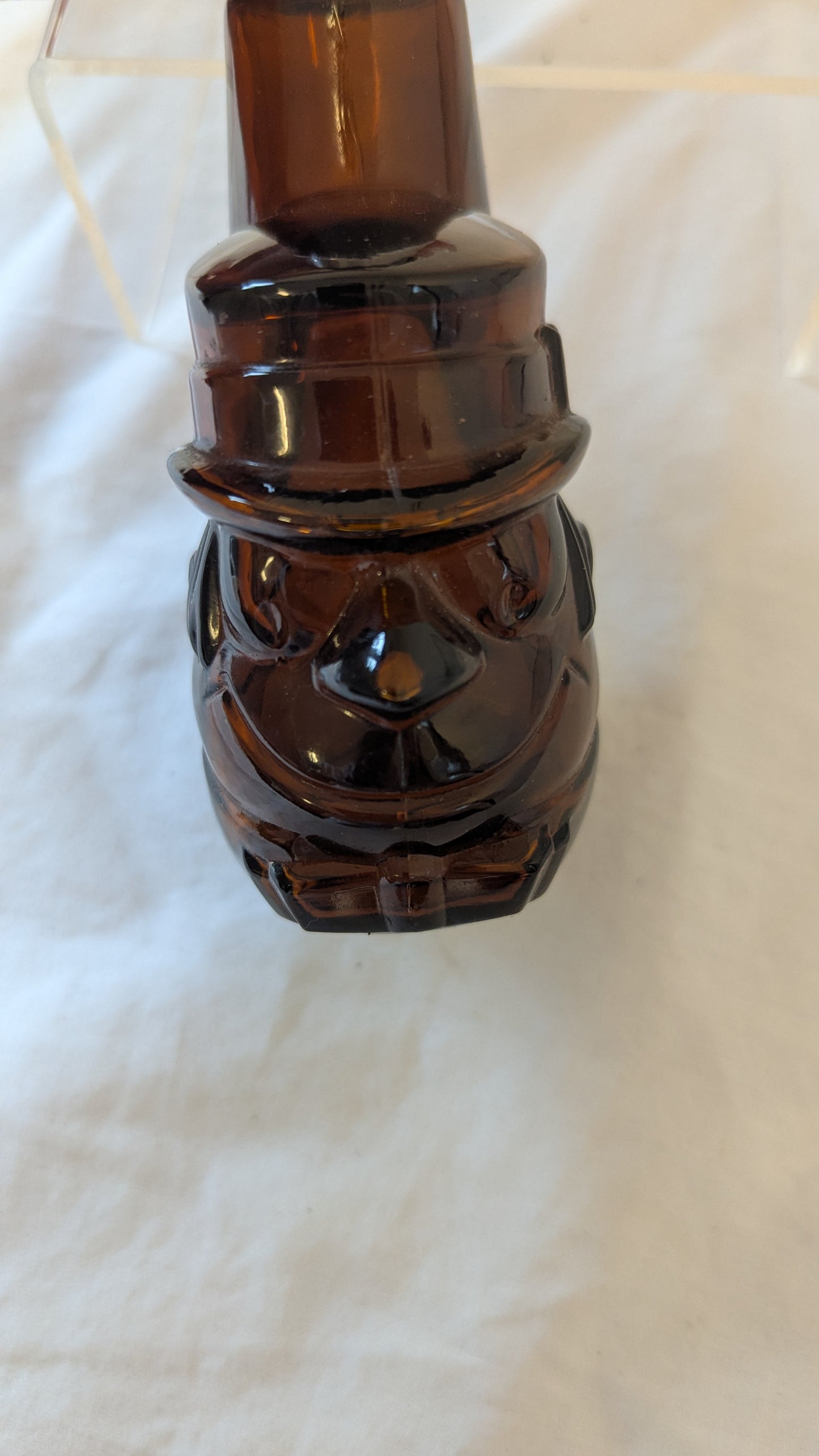Vintage Avon amber glass collectable bottle