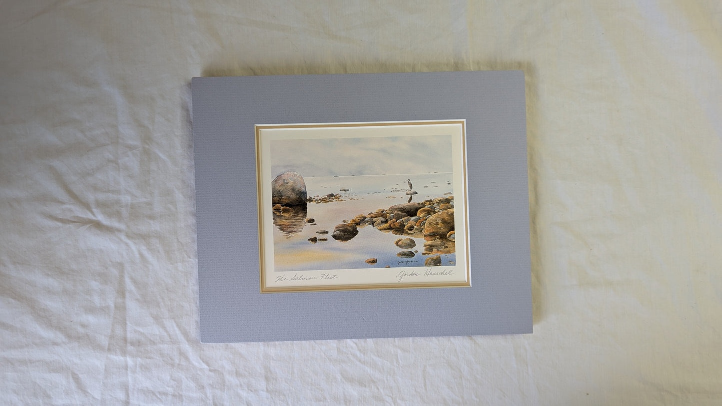 Gordon Henschel The Salmon Fleet Matted Art Print