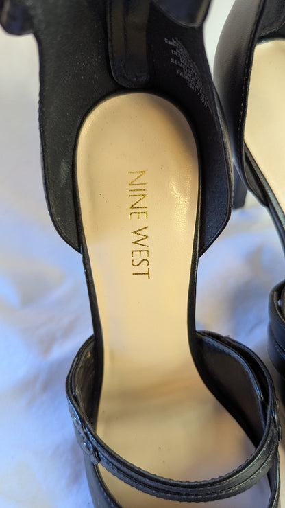 Nine West Tahiro Black Pointed Toe Heels