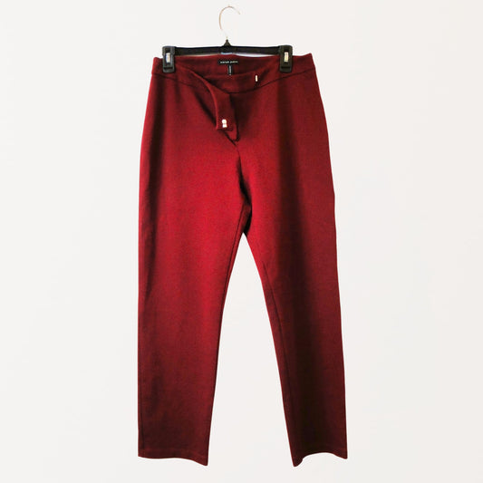 Sarah Pacini burgundy dress pant