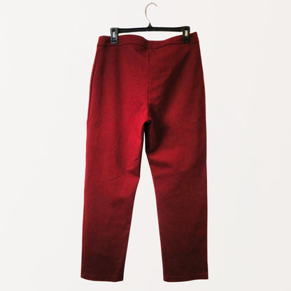 Sarah Pacini burgundy dress pant