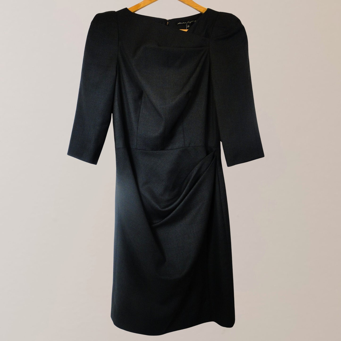 Sandra Angelozzi dark gray dress