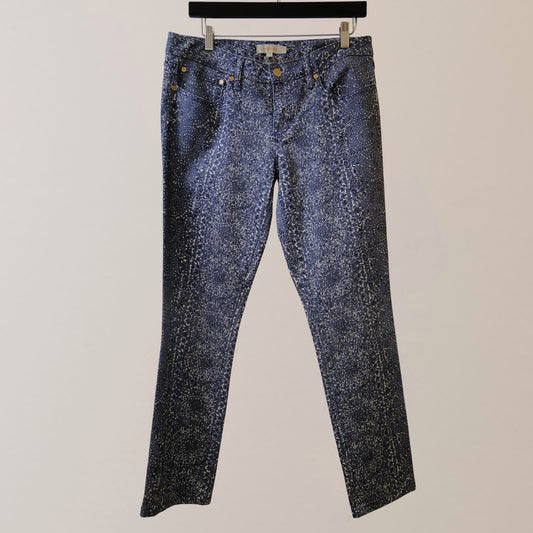 Tory Burch purple floral Jeans