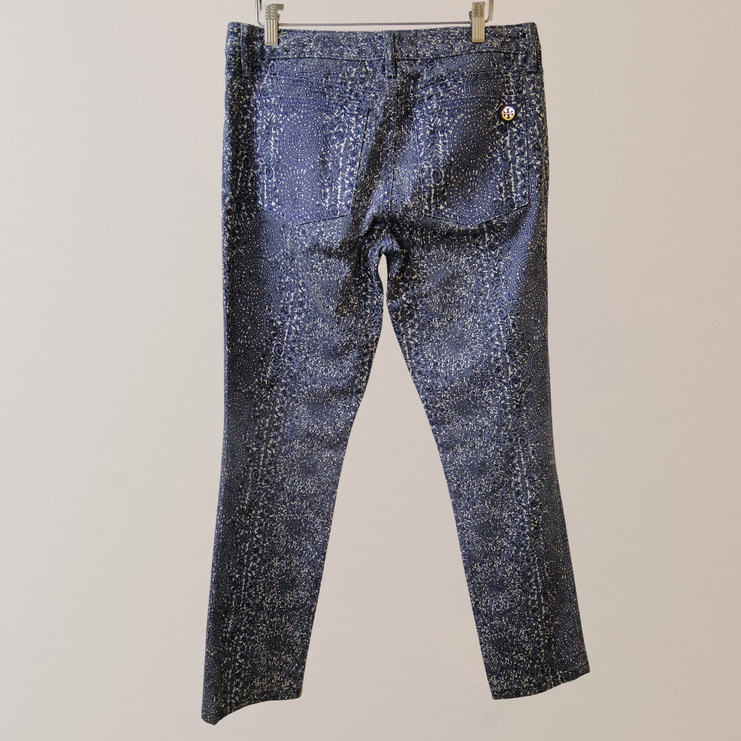 Tory Burch purple floral Jeans