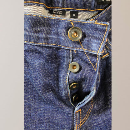 Wings+horns blue Jeans